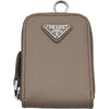 プラダ PRADA ガレリア ミニ 1BA296 ベージュ シルバー金具 サフィアーノレザー レディース ハンドバッグ