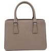 プラダ PRADA ガレリア ミニ 1BA296 ベージュ シルバー金具 サフィアーノレザー レディース ハンドバッグ