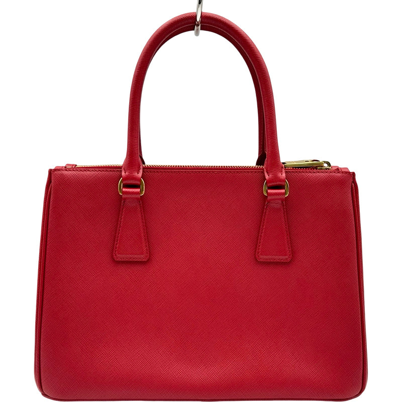 プラダ PRADA ガレリア ミディアム 1BA863 レッド サフィアーノレザー
