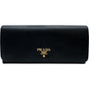 プラダ PRADA ロングウォレット 1M1132 ブラック サフィアーノレザー レディース 長財布