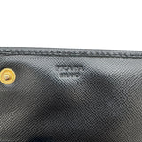 プラダ PRADA ロングウォレット 1M1132 ブラック サフィアーノレザー レディース 長財布