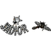 クリスチャン・ディオール Christian Dior ジャディオール ピアス シルバー メタル/ラインストーン アクセサリー