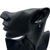 クリスチャン・ディオール Christian Dior ジャディオール ピアス シルバー メタル/ラインストーン アクセサリー