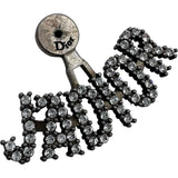 クリスチャン・ディオール Christian Dior ジャディオール ピアス シルバー メタル/ラインストーン アクセサリー