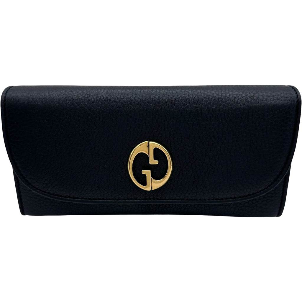 グッチ GUCCI WG コンチネンタル ウォレット 245739 ブラック ゴールド金具 レザー レディース 長財布 グッチ GUCCI WG コンチネンタル ウォレット 245739 ブラック ゴールド