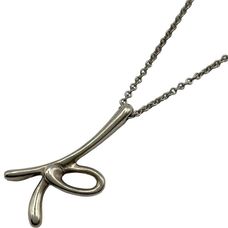 ティファニー TIFFANY＆CO アルファベットレターネックレス シルバー