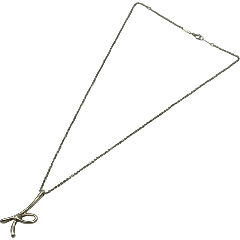 ティファニー TIFFANY＆CO アルファベットレターネックレス シルバー