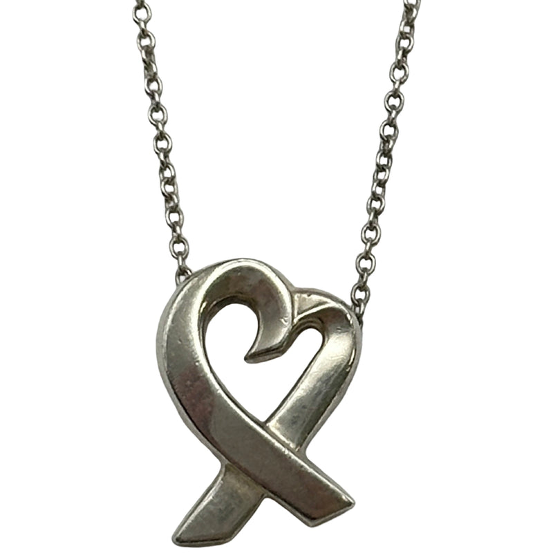 ティファニー TIFFANY＆CO ラビングハートネックレス シルバー 925