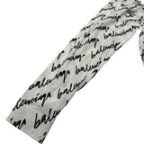 バレンシアガ BALENCIAGA ロゴ総柄長袖シャツ 662983 ホワイト コットン ユニセックス 長袖シャツ