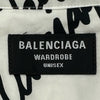 バレンシアガ BALENCIAGA ロゴ総柄長袖シャツ 662983 ホワイト コットン ユニセックス 長袖シャツ
