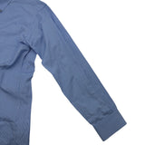 バレンシアガ BALENCIAGA ストライプ長袖シャツ 485971 ブルー コットン メンズ 長袖シャツ