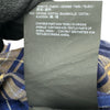 バレンシアガ BALENCIAGA バックロゴチェック長袖シャツ 508465 ブルー コットン メンズ 長袖シャツ