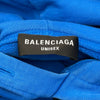 バレンシアガ BALENCIAGA ×the Simpsons ロゴプリントプルオーバーパーカー 674986 ブルー コットン ユニセックス パーカー