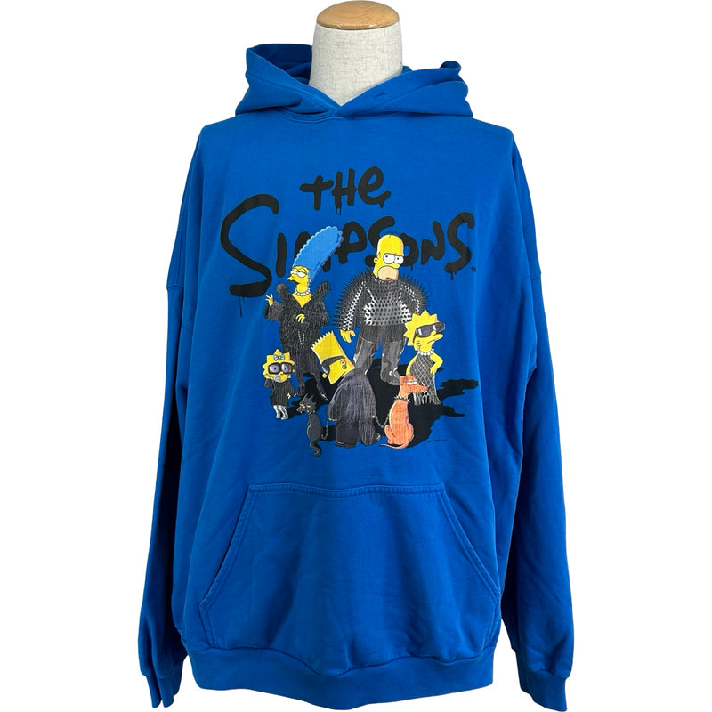 バレンシアガ BALENCIAGA ×the Simpsons ロゴプリントプルオーバー