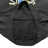 バレンシアガ BALENCIAGA ×The Simpsons ロゴプリントプルオーバーパーカー 674986 ブラック コットン メンズ パーカー