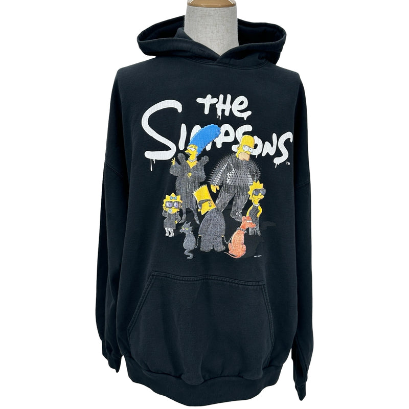 バレンシアガ BALENCIAGA ×The Simpsons ロゴプリントプルオーバー