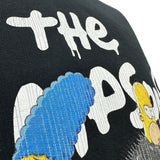 バレンシアガ BALENCIAGA ×The Simpsons ロゴプリントプルオーバーパーカー 674986 ブラック コットン メンズ パーカー