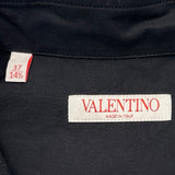 ヴァレンティノ VALENTINO WATER NIGHTS 長袖オーバーシャツ XV3ABH4882B ブラック コットン メンズ 長袖シャツ