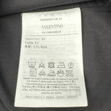 ヴァレンティノ VALENTINO WATER NIGHTS 長袖オーバーシャツ XV3ABH4882B ブラック コットン メンズ 長袖シャツ