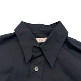 ヴァレンティノ VALENTINO WATER NIGHTS 長袖オーバーシャツ XV3ABH4882B ブラック コットン メンズ 長袖シャツ