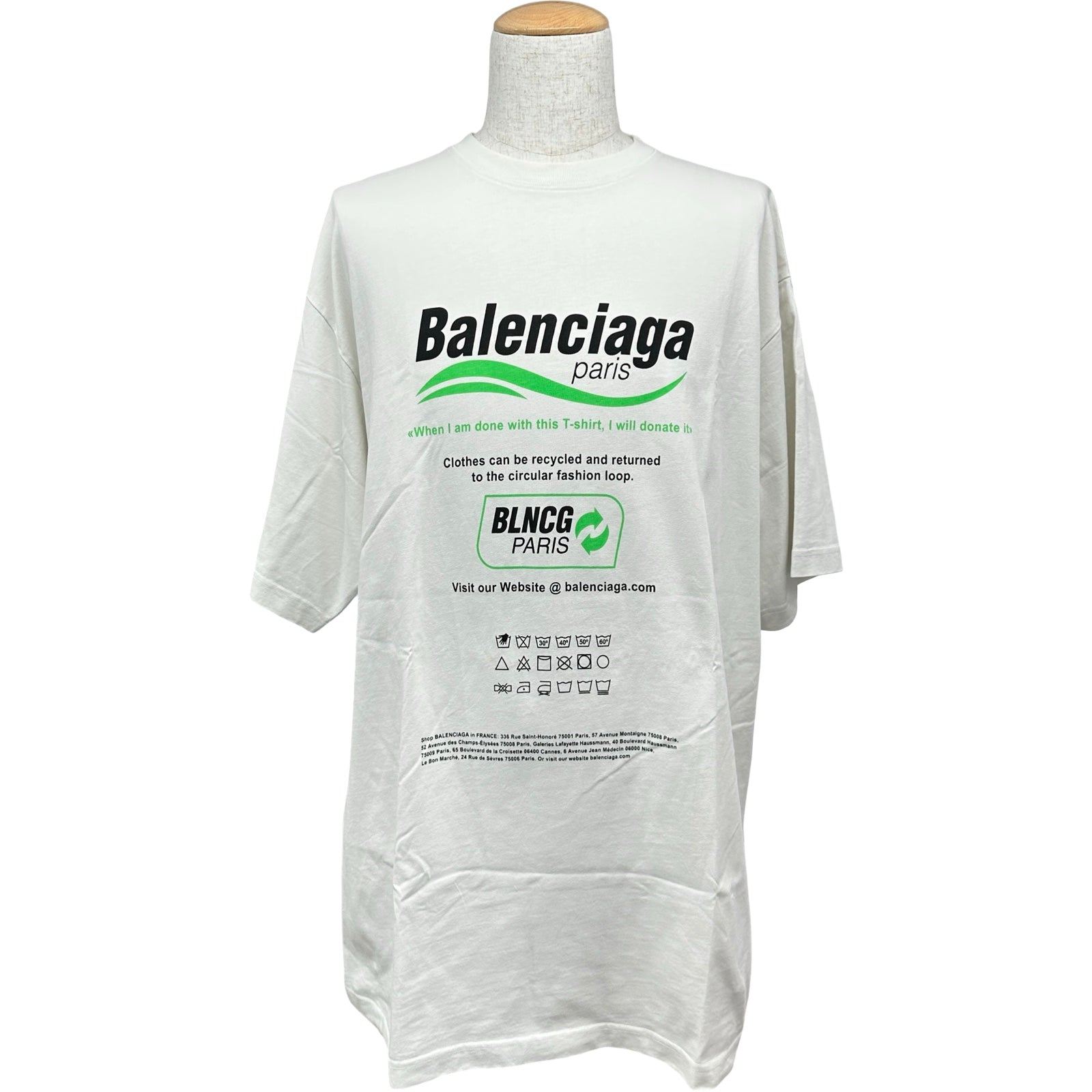 スーパーSALE限定 BALENCIAGA 半袖シャツ ロゴプリント 【公式通販】