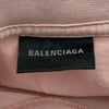 バレンシアガ BALENCIAGA バックフリップロゴ刺繍半袖Tシャツ 764235 ピンク コットン メンズ 半袖Ｔシャツ