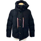 モンクレールガムブルー MONCLER GAMME BLEU ウール混ダウンジャケット ネイビー ポリエステル メンズ ダウンジャケット