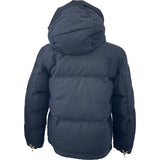 モンクレールガムブルー MONCLER GAMME BLEU ウール混ダウンジャケット ネイビー ポリエステル メンズ ダウンジャケット