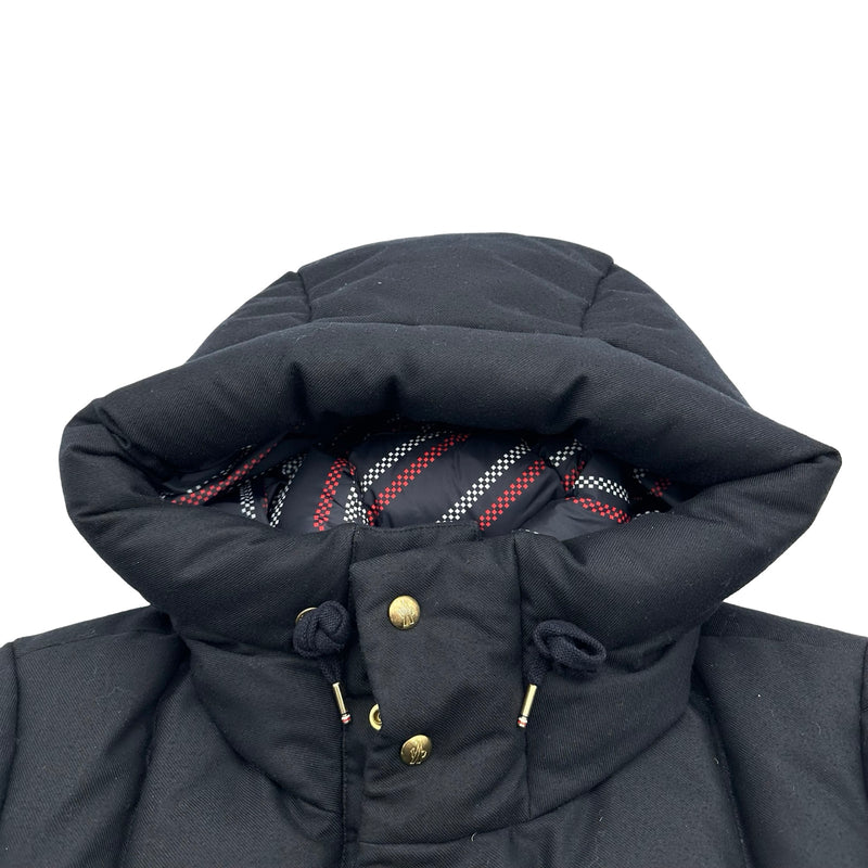 モンクレールガムブルー MONCLER GAMME BLEU ウール混ダウンジャケット