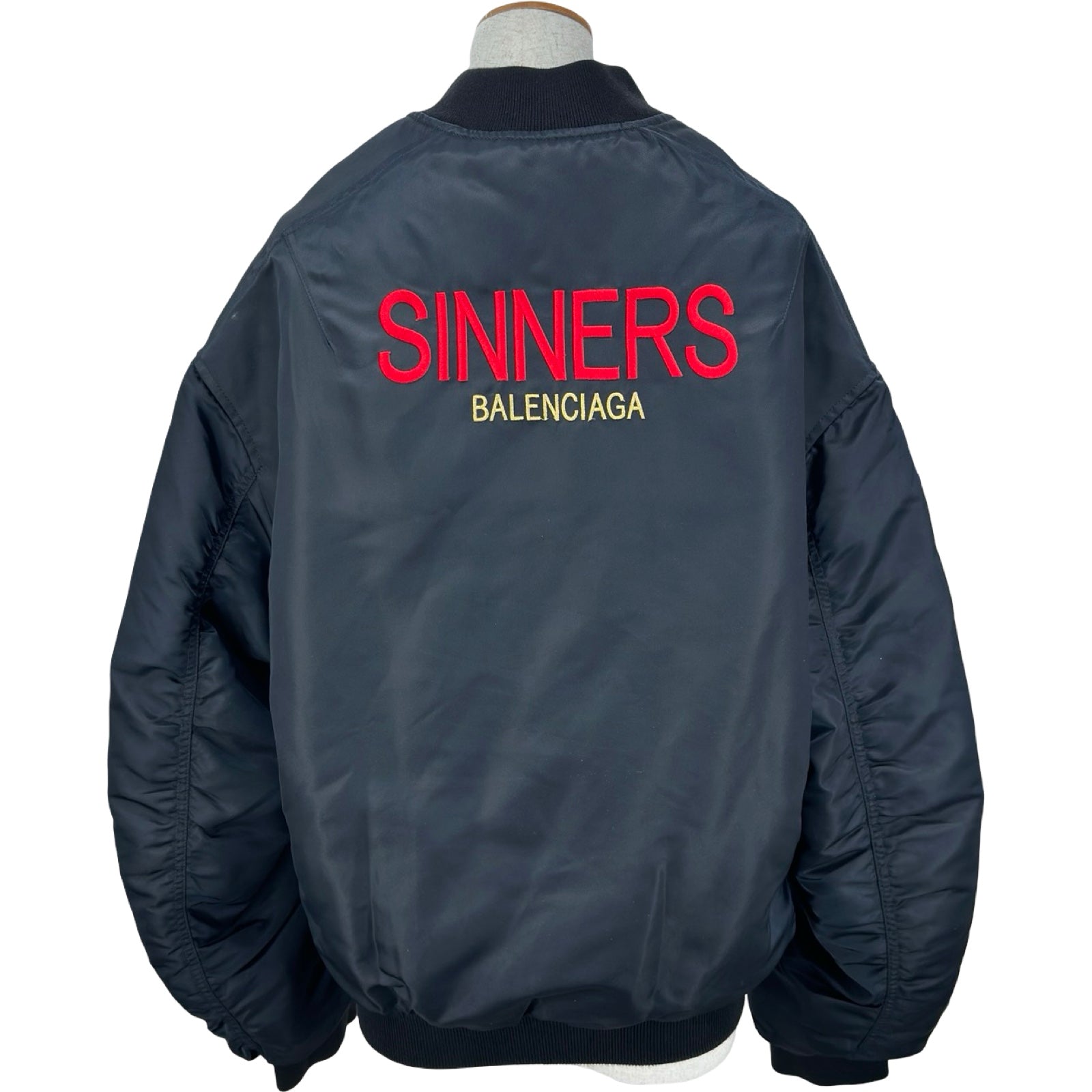 バレンシアガ BALENCIAGA SINNER MA ブルゾン 486241 ブラック