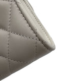 シャネル CHANEL マトラッセフラップ フォンショルダー AP2875 ホワイト ゴールド金具 ラム レディース ショルダーバッグ