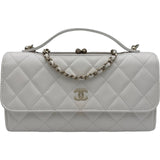 シャネル CHANEL マトラッセフラップ フォンショルダー AP2875 ホワイト ゴールド金具 ラム レディース ショルダーバッグ