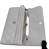 シャネル CHANEL マトラッセフラップ フォンショルダー AP2875 ホワイト ゴールド金具 ラム レディース ショルダーバッグ