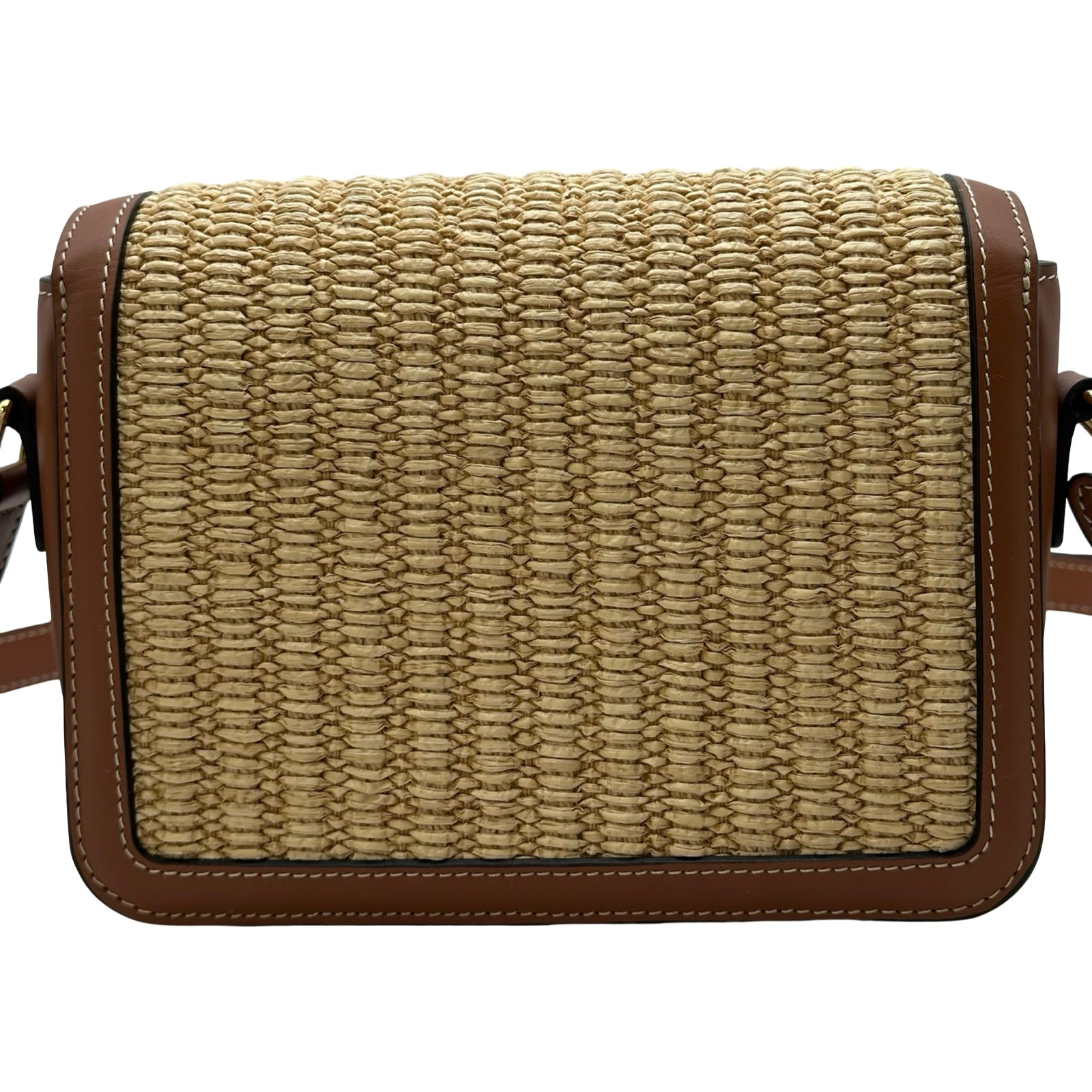 セリーヌ CELINE ティーントリオンフ 188882 ナチュラル/タン ラタン/レザー レディース ショルダーバッグ セリーヌ CELINE ティーントリオンフ 188882 ナチュラル/タン ラタン