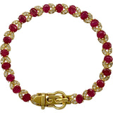 ルビーブレスレット ゴールド K18 ルビー ジュエリー