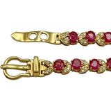 ルビーブレスレット ゴールド K18 ルビー ジュエリー