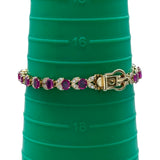 ルビーブレスレット ゴールド K18 ルビー ジュエリー