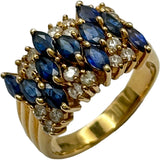 サファイアリング ゴールド K18 サファイア ジュエリー