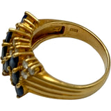 サファイアリング ゴールド K18 サファイア ジュエリー