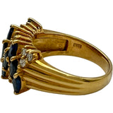 サファイアリング ゴールド K18 サファイア ジュエリー