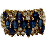 サファイアリング ゴールド K18 サファイア ジュエリー