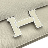 エルメス HERMES コンスタンス3 ミニ K刻 クレ ラッカー/シルバー金具 エプソン レディース ショルダーバッグ