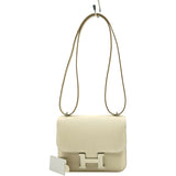 エルメス HERMES コンスタンス3 ミニ K刻 クレ ラッカー/シルバー金具 エプソン レディース ショルダーバッグ