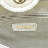 シャネル CHANEL ドーヴィル スモールショッピングバッグ AS3257 ホワイト ゴールド金具 コットンファイバー レディース トートバッグ
