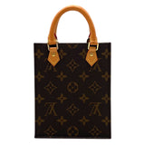 ルイ・ヴィトン LOUIS VUITTON プティット・サックプラ M81295 ブラウン モノグラムキャンバス/レザー レディース ショルダーバッグ