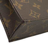 ルイ・ヴィトン LOUIS VUITTON プティット・サックプラ M81295 ブラウン モノグラムキャンバス/レザー レディース ショルダーバッグ
