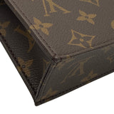 ルイ・ヴィトン LOUIS VUITTON プティット・サックプラ M81295 ブラウン モノグラムキャンバス/レザー レディース ショルダーバッグ