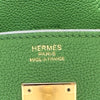 エルメス HERMES バーキン30 B刻 ヴェールユッカ ゴールド金具 トゴ レディース ハンドバッグ