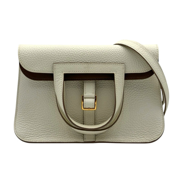 エルメス HERMES アルザン25 ヴェルソ U刻 マッシュルーム/ベージュ