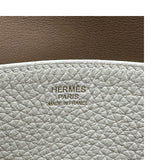 エルメス HERMES アルザン25 ヴェルソ U刻 マッシュルーム/ベージュドゥワイマール シルバー金具 トリヨンクレマンス レディース ショルダーバッグ